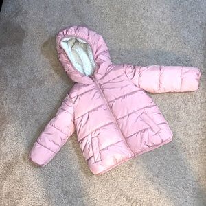 Pink Gap winter coat